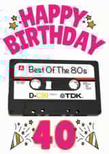 retro eighties Birthday Card 13071 created by ShortRound888