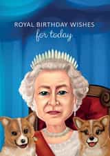 royal wishes Birthday Card 1614 created by Lorraine Stylianou