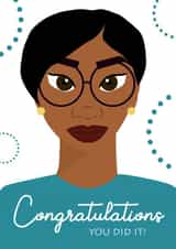 congratulations you passed Exams Card 19071 created by Leanne Creative