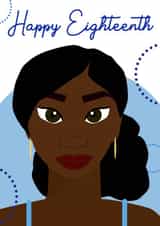 18th eighteenth Birthday Card 19074 created by Leanne Creative