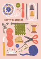 sewing crafts Birthday Card 16343 created by Made by Burbs