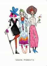 senior moments Birthday Card 19104 created by Miss Magpie Fashion Spy