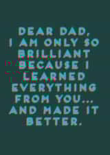 dad father Father's Day Card 19111 created by Hole in my Pocket