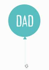 dad balloon Father's Day Card 43730 created by Hole in my Pocket