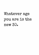 adult 30 Birthday Card 16415 created by Rhymes for Reasons