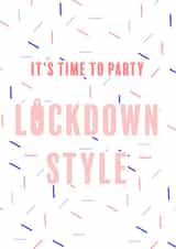 confetti lockdown Birthday Card 36039 created by Splodge Designs