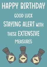 stay alert Birthday Card 43789 created by Butlin Designs