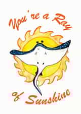 sunshine ray of sunshine Just because Card 19148 created by PunderWater Designs