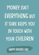 money isn't Father's Day Card 43790 created by Butlin Designs