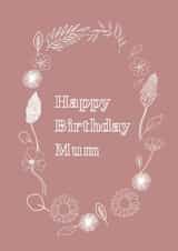 simple mum Birthday Card 15082 created by Emma Keight