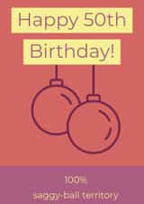 50 50th Birthday Card 15478 created by Joke With A Jab