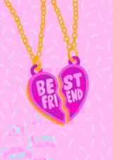 Best friend bestie Birthday Card 19155 created by SAUCY PUPS