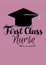 graduation nurse Graduation Card 19234 created by Leah Laughs