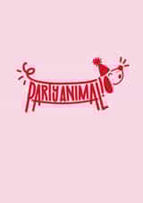 Sausage Dog Party Birthday Card 16980 created by Squaire