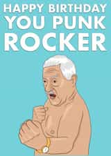 Friday night dinner mr morris Birthday Card 19243 created by AMS Graphics