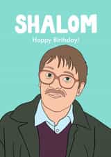 Shalom friday night dinner Birthday Card 19244 created by AMS Graphics