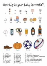 Pregnancy congratulations card created by No-me illustrations