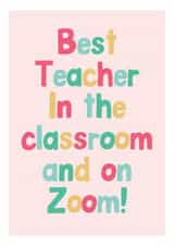 classroom zoom Thank You Card 41111 created by Rachel J Designs