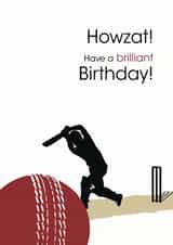 Howzat! Cricket Card created by Jackie Ponwaye Design