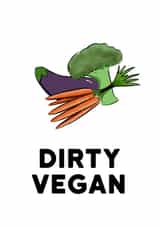 vegan vegan birthday Card 43940 created by 16 by Sophie