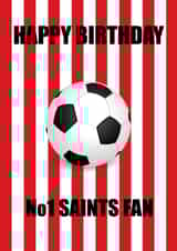 football saints Birthday Card 19140 created by Butlin Designs