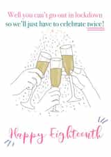 Party Lockdown Birthday Card 39269 created by Emma Keight