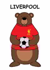 liverpool football Birthday Card 13160 created by CARDTOON