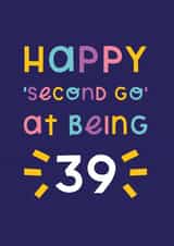 40th Birthday Card created by Joanne Hawker