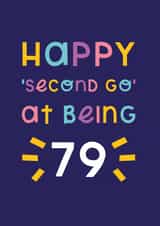 80th Birthday Card created by Joanne Hawker