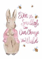 Peter rabbit inspiration New Baby Card 14941 created by Paper Wishes Co