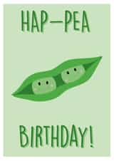 pea pun Birthday Card 19287 created by Designs.By.Meg