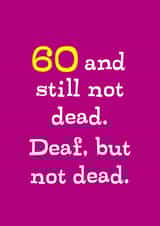 60 60th Birthday Card 8803 created by Rusty Pencil