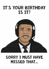 chris camara Birthday Card 17114 created by Guilty Cards