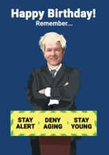 Personalised Birthday Photo Card created by thortful Designs - boris johnson Birthday Personalised Photo Card 43209