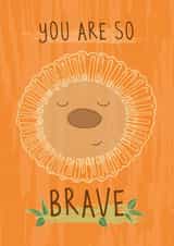 Brave Lion Card created by Jennie Moore