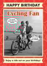 Cheeky Humour Cycling Card created by Kelly Hunt Designs