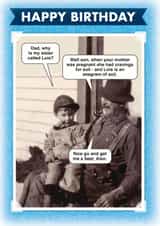 Anal Sex anagram card funny as f*ck created by Kelly Hunt Designs