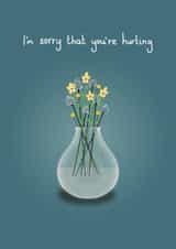 sorry you're Thinking of you Card 14294 created by Sara Baker