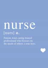 NURSE NHS Thank You Card 40725 created by The Foxy Lemon Co.