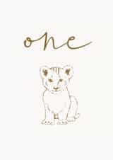 lion first Card 33337 created by AK Designs