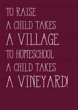 raise child Thank You Card 18549 created by Craig Sanders