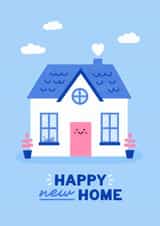 Cute New Home Card - Dream House - Happy New Home created by Jess Shah