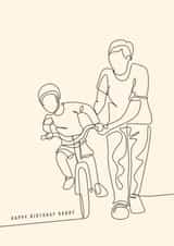 Cycling Bike Birthday Card 11644 created by The Sunday Cyclist