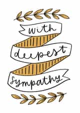 deepest sympathy Sympathy Card 14082 created by Violet and Alfie
