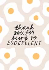 Thank You For Being So Eggcellent created by Tillie Rose Studio