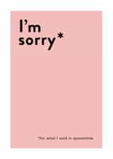 said in Sorry Card 41288 created by Marie Castiglione