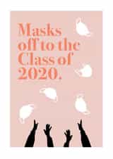 masks off Graduation Card 41289 created by Marie Castiglione