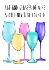 age glasses Birthday Card 15319 created by The Amyverse