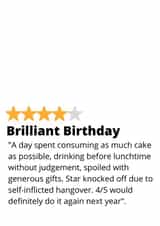 Brilliant Birthday created by original fox designs