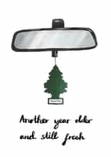 fresh car Birthday Card 17348 created by AVO-CARDO